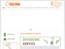 Tablet Screenshot of onofaro.it
